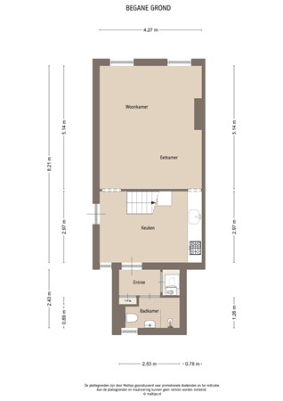 Floorplan - Schotdeuren 42, 4241 BS Arkel